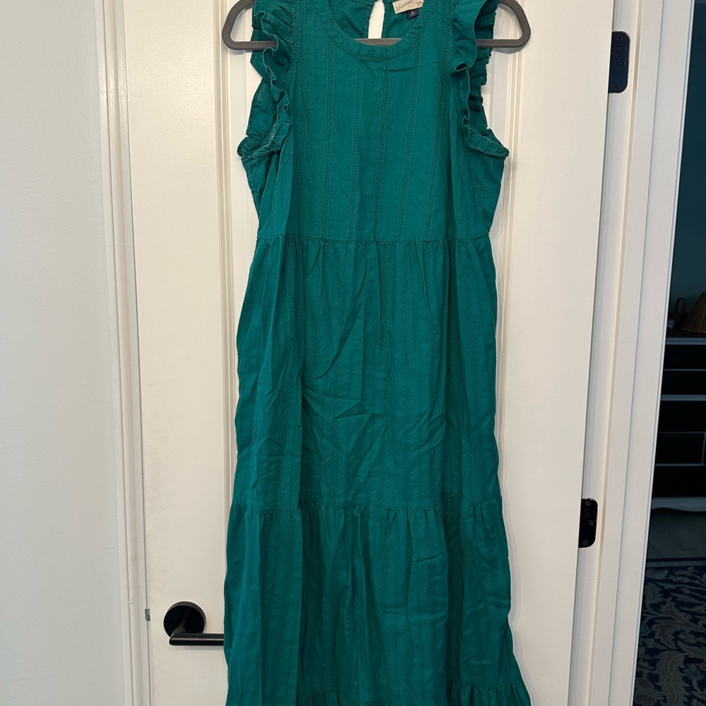 Universal Thread Teal Ruffle Dress